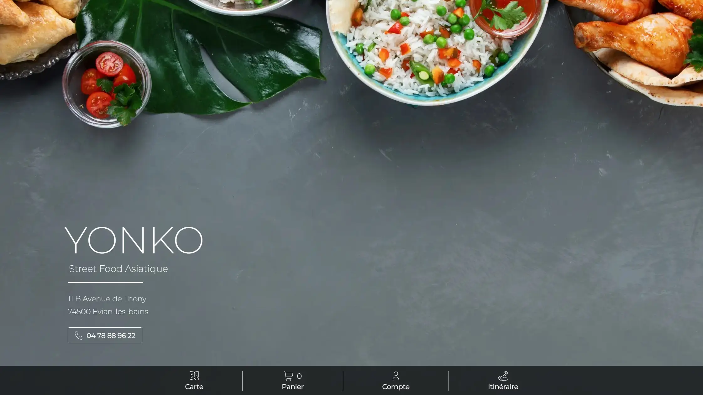 Site e-commerce Yonko Street Food